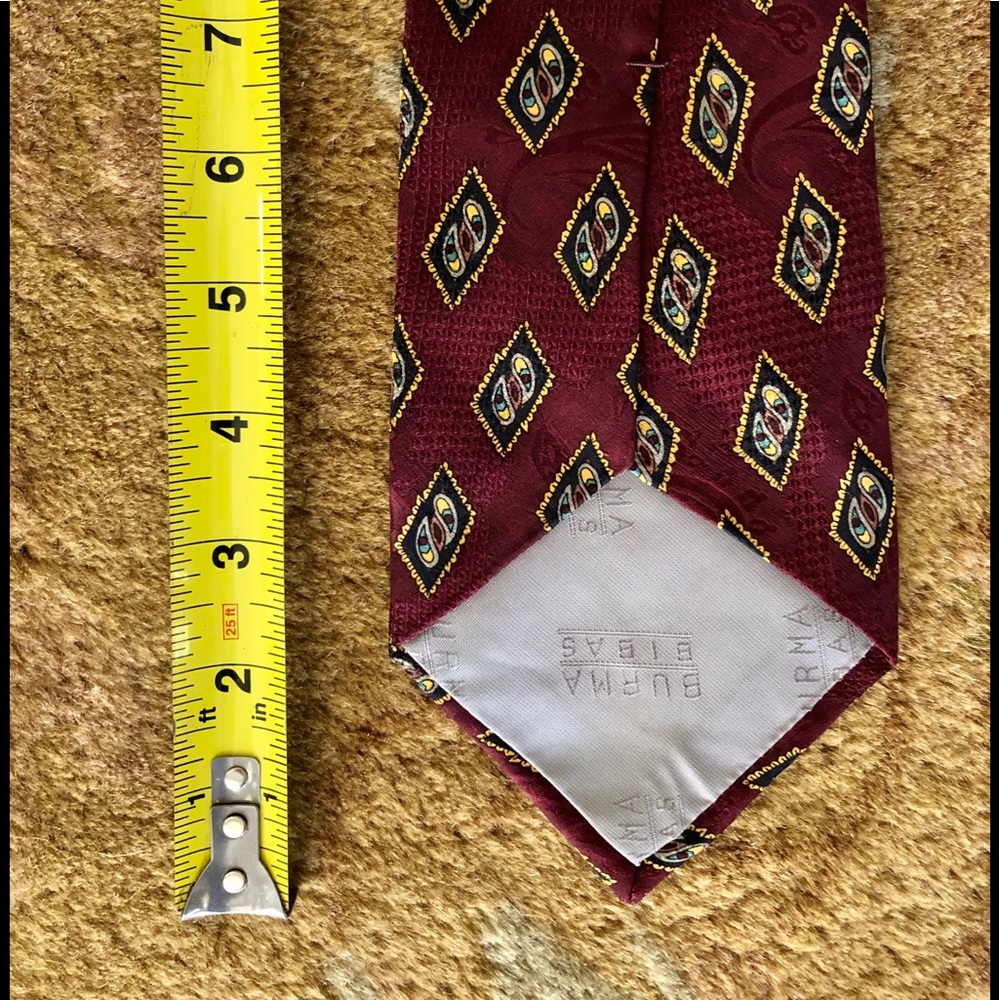 Burma Bibas Men’s Silk Tie - Picture 3 of 5